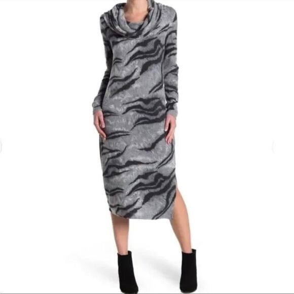 NWT Catherine malandrino cowl neck midi dress xs - Picture 1 of 15